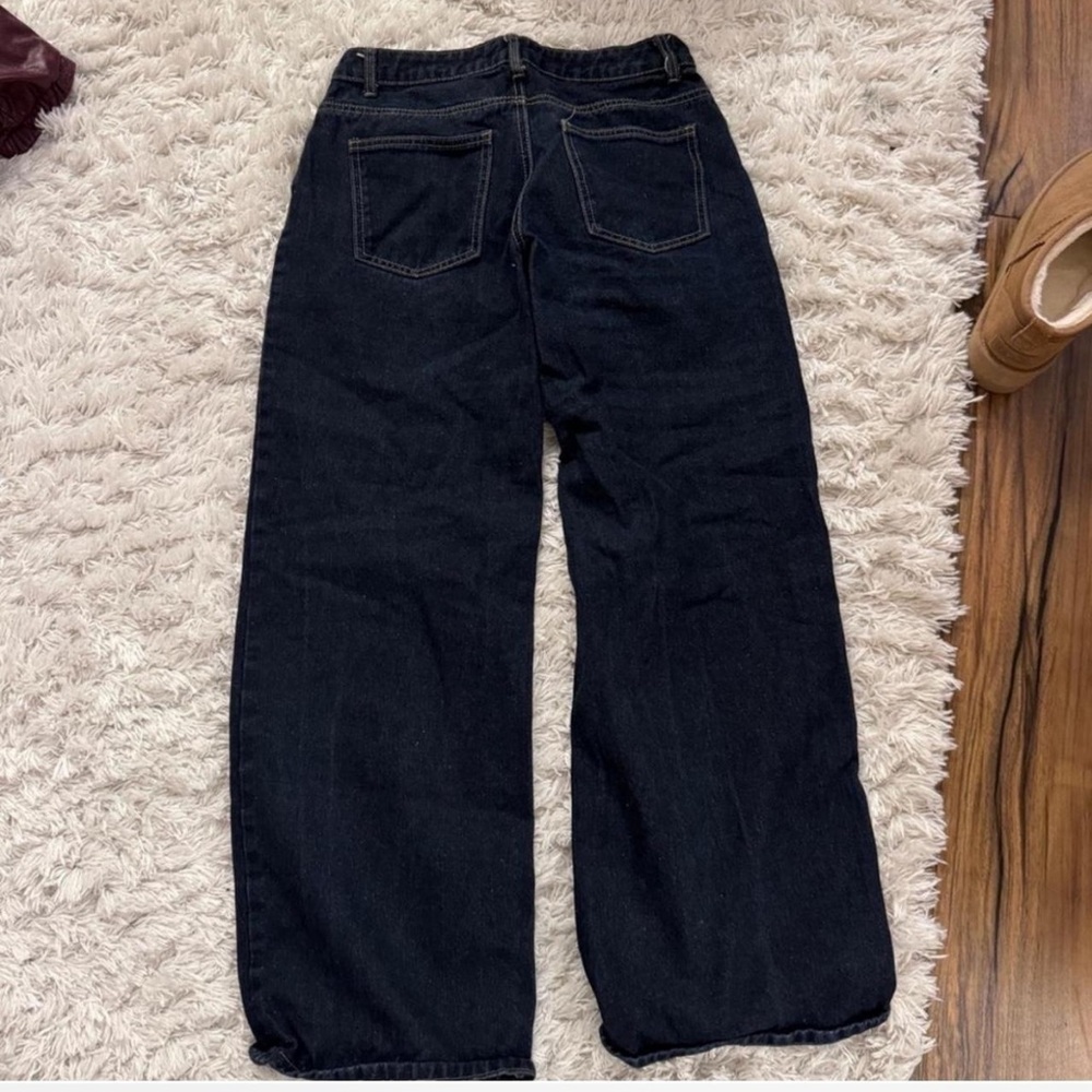 Edikted Raelynn Washed Low Rise Jeans, Size Small - Picture 7 of 7